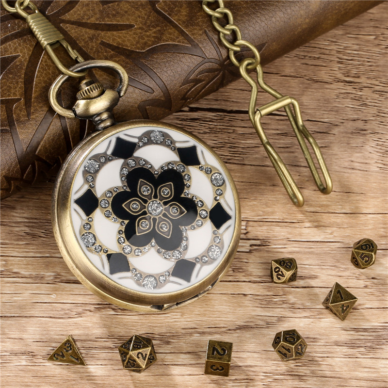 Antique Crystal Flower Pocket  - огляд і ціна Dice Set Polyhedral