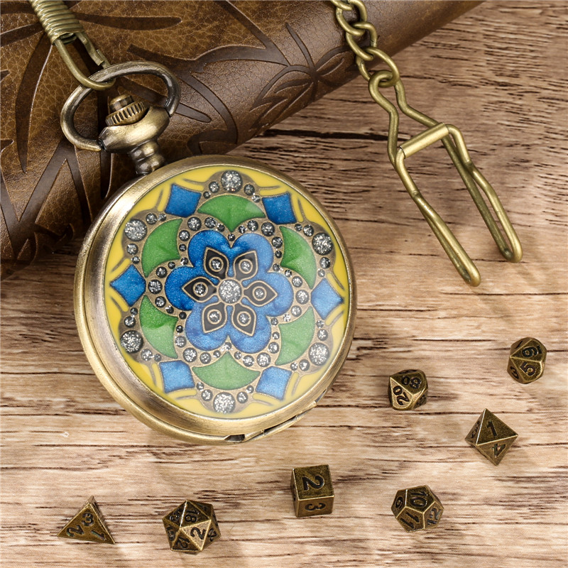 Antique Crystal Flower Pocket  - огляд і ціна Dice Set Polyhedral