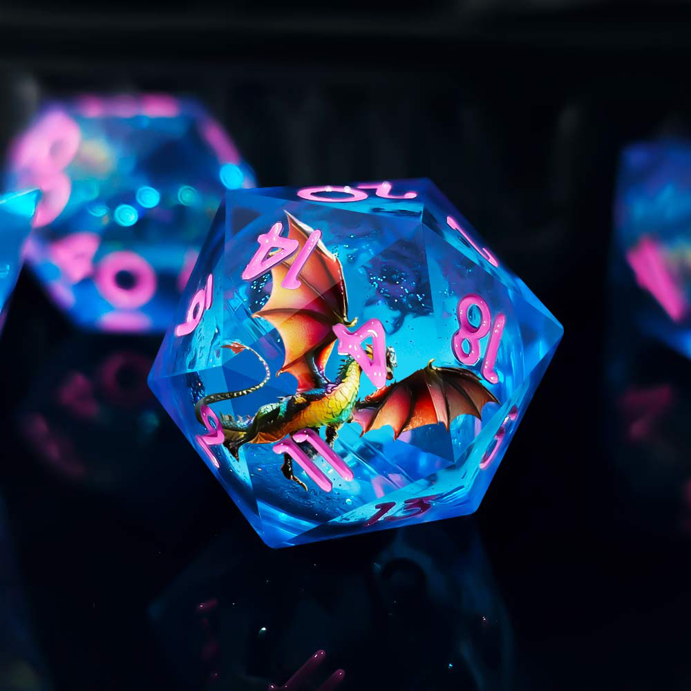 Dragon Liquid Core Dice Set -  - огляд і ціна Dice Set Polyhedral