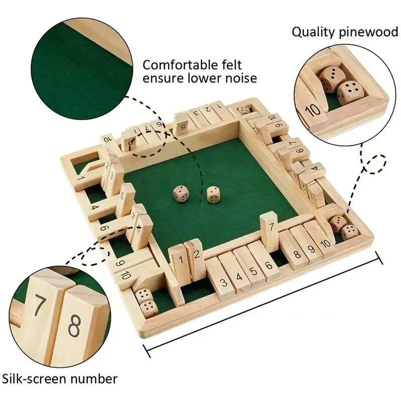 Deluxe Four Sided 10 Numbers S - огляд і ціна Board Game Zone