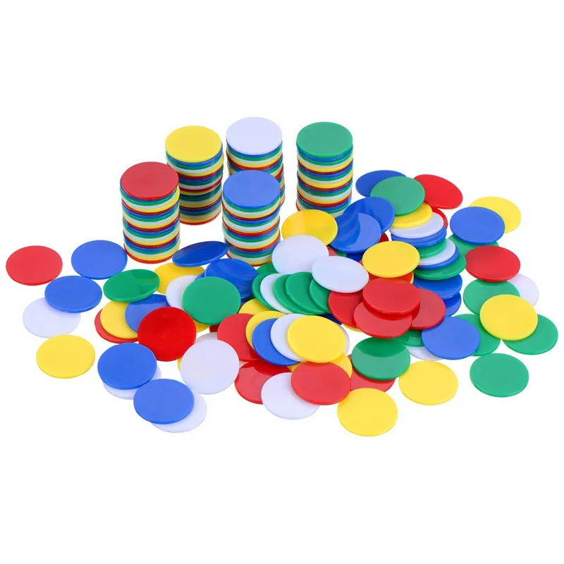 100/300Pcs  Plastic Chips DIY  - огляд і ціна Board Game Economy