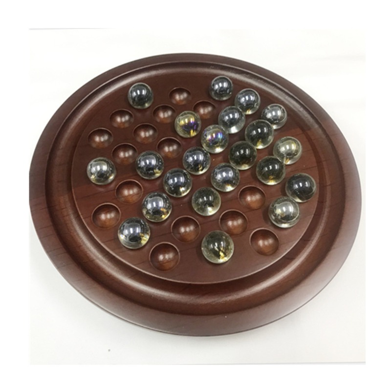 Wooden Solitaire Chess Set - I - огляд і ціна Chess Set Wooden