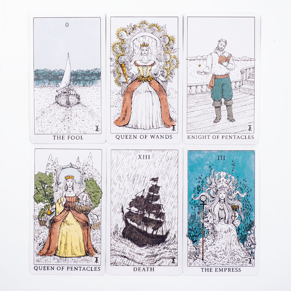 Ocean Themed Tempest Tarot  De - огляд і ціна Board Game Zone