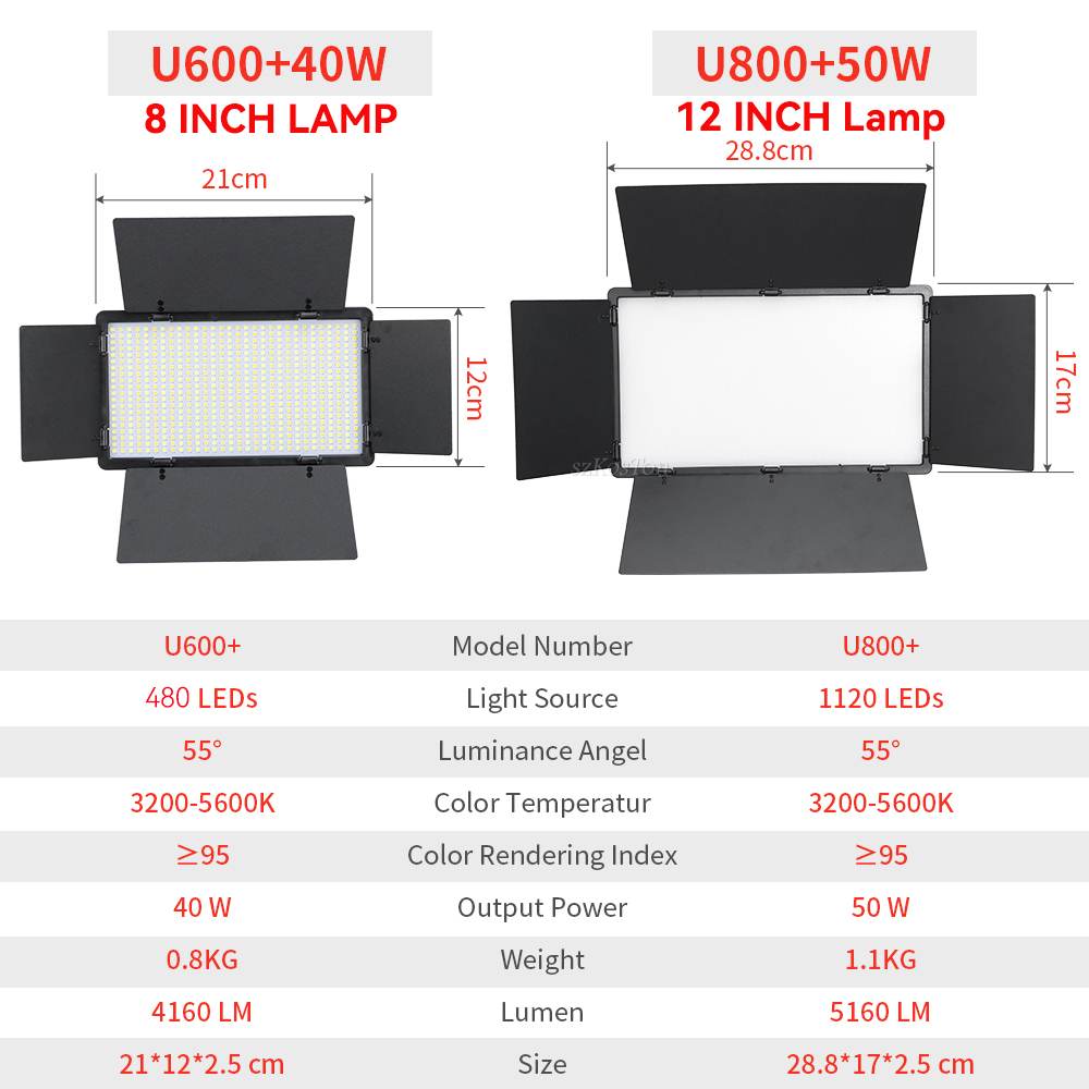 U800 U600 LED Photo Studio Vid - огляд і ціна Board Game Video Games